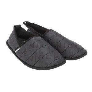 Nicce Mens Daniel Quilted Slippers / Charcoal